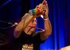 20191111-IMG 6409  Muddy Gurdy : Tia Gouttebel (chant, guitare), Marc Marco Glomeau (percussions), Gilles Chabenat(vielle à roue) : MUDDY GURDY, PARIS-PAN PIPER (Le)