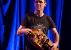 20191111-IMG 6413  Muddy Gurdy : Tia Gouttebel (chant, guitare), Marc Marco Glomeau (percussions), Gilles Chabenat(vielle à roue) : MUDDY GURDY, PARIS-PAN PIPER (Le)