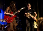 20191111-IMG 6414  Muddy Gurdy : Tia Gouttebel (chant, guitare), Marc Marco Glomeau (percussions), Gilles Chabenat(vielle à roue) : MUDDY GURDY, PARIS-PAN PIPER (Le)