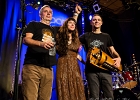 20191111-IMG 6417  Muddy Gurdy : Tia Gouttebel (chant, guitare), Marc Marco Glomeau (percussions), Gilles Chabenat(vielle à roue) : MUDDY GURDY, PARIS-PAN PIPER (Le)