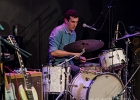 20191122-IMG 6757  Nico Duportal (guitare, voix), Pascal Mucci (batterie), Olivier Cantrelle (claviers), Alexis Bertein (sax baryton, guitare acoustique, percussions),  Sylvain Tejerizo (saxo ténor, percussions), Antoine Pozzo Di Borgo (basse) : NICO DUPORTAL, NICO DUPORTAL AND THE SPARKS, PARIS-JAZZ CAFE MONTPARNASSE