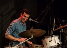 20191122-IMG 6761  Nico Duportal (guitare, voix), Pascal Mucci (batterie), Olivier Cantrelle (claviers), Alexis Bertein (sax baryton, guitare acoustique, percussions),  Sylvain Tejerizo (saxo ténor, percussions), Antoine Pozzo Di Borgo (basse) : NICO DUPORTAL, NICO DUPORTAL AND THE SPARKS, PARIS-JAZZ CAFE MONTPARNASSE