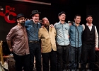20191122-IMG 6803  Nico Duportal (guitare, voix), Pascal Mucci (batterie), Olivier Cantrelle (claviers), Alexis Bertein (sax baryton, guitare acoustique, percussions),  Sylvain Tejerizo (saxo ténor, percussions), Antoine Pozzo Di Borgo (basse) : NICO DUPORTAL, NICO DUPORTAL AND THE SPARKS, PARIS-JAZZ CAFE MONTPARNASSE
