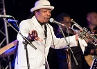 20210617-IMG 0144  Boney Fields (chant, trompette), Icheme Zouggart (basse), Nadége Dumas (saxophones, chant), Pierre Chabrele (trombone), Bruno Pimienta (batterie), Alex Soubry (guitare), Rachid Guissous (claviers) : BONEY FIELDS, PARIS, PARIS-NEW MORNING