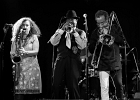 20210617-IMG 0195  Boney Fields (chant, trompette), Icheme Zouggart (basse), Nadége Dumas (saxophones, chant), Pierre Chabrele (trombone), Bruno Pimienta (batterie), Alex Soubry (guitare), Rachid Guissous (claviers) : BONEY FIELDS, PARIS, PARIS-NEW MORNING