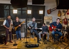 20220205-IMG 3948  Jerry T. (chant, guitare), Eric Jemms (sax), Mr Alex (guitare), Nicolas Hostiou (basse), Fabien Maraget (batterie, percussions) : JERRY T AND THE BLACK ALLIGATORS, PARIS-MATT S GUITAR SHOP