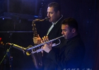 20220210-IMG 4133  JP Bimeni (chant), Rodrigo Diaz &#34;Niño&#34; (batterie), Pablo &#34;Bassman&#34; Cano (basse), Fernando Vasco &#34;Two Guns&#34; (guitare), Ricardo Martínez (trompette), Rafael Díaz (saxophone), Luis Pinel (claviers) : JP BIMENI, PARIS-STUDIO DE L ERMITAGE, THE BLACK BELTS