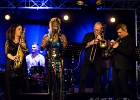 20221123-221336-IMG 0030  Toni Green (chant), Eddy Leclerc (guitare), Paul Heroux  (batterie), Thomas Planque (basse),  Benoît Sourisse (claviers),  Vincent Aubert (trombone), Pierre Marie Humeau (trompette), Nadege Dumas (saxophone) : PARIS-NEW MORNING, TONI GREEN