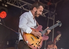 20230807-202234-IMG 0032  Cat Lee King  (claviers, chant), Denis Agenet (batterie), Abdell B Bop (contrebasse), Julien Broissand (guitare) : BLUES SUR LA PLAGE, CAT LEE KING, PORNICHET (44)