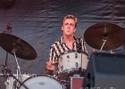 20230807-205306-IMG 0049  Cat Lee King  (claviers, chant), Denis Agenet (batterie), Abdell B Bop (contrebasse), Julien Broissand (guitare) : BLUES SUR LA PLAGE, CAT LEE KING, PORNICHET (44)