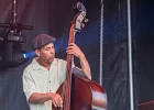 20230807-210154-IMG 0060  Cat Lee King  (claviers, chant), Denis Agenet (batterie), Abdell B Bop (contrebasse), Julien Broissand (guitare) : BLUES SUR LA PLAGE, CAT LEE KING, PORNICHET (44)