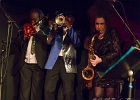 20240124-214008-IMG 5001  Boney Fields (trompette, voix), Ichème Zouggart (basse), Pity Cabrera (claviers), Joseph Champagnon (guitare), : BONEY FIELDS, PARIS 10eme, PARIS-NEW MORNING