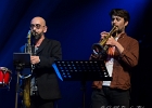 20240419-221505-IMG 2915  Marc T (chant, guitare), Renaud Lesire (basse), Fabrice Bessouat (batterie), Damien Cornelis (claviers), Paolo.Chatet (trompette), Tejerizo Sylvain (saxophone) : BEAUTIFUL SWAMP BLUES FESTIVAL, HAUTS DE FRANCE-PAS DE CALAIS-CALAIS, TEE