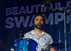 20240419-222329-IMG 2931  Marc T (chant, guitare), Renaud Lesire (basse), Fabrice Bessouat (batterie), Damien Cornelis (claviers), Paolo.Chatet (trompette), Tejerizo Sylvain (saxophone) : BEAUTIFUL SWAMP BLUES FESTIVAL, HAUTS DE FRANCE-PAS DE CALAIS-CALAIS, TEE