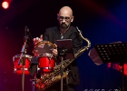 20240419-222550-IMG 2935  Marc T (chant, guitare), Renaud Lesire (basse), Fabrice Bessouat (batterie), Damien Cornelis (claviers), Paolo.Chatet (trompette), Tejerizo Sylvain (saxophone) : BEAUTIFUL SWAMP BLUES FESTIVAL, HAUTS DE FRANCE-PAS DE CALAIS-CALAIS, TEE