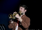 20240419-223332-IMG 2944  Marc T (chant, guitare), Renaud Lesire (basse), Fabrice Bessouat (batterie), Damien Cornelis (claviers), Paolo.Chatet (trompette), Tejerizo Sylvain (saxophone) : BEAUTIFUL SWAMP BLUES FESTIVAL, HAUTS DE FRANCE-PAS DE CALAIS-CALAIS, TEE