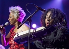 20240420-222225-IMG 5883  Shakura S&#39;Aida (chant), Paige Armstrong (guitare),  Nicole &#34;Nikki D&#34; Brown (guitare lap steel), Roger Williams (basse), Aubrey Dayle (batterie) : BEAUTIFUL SWAMP BLUES FESTIVAL, HAUTS DE FRANCE-PAS DE CALAIS-CALAIS, SHAKURA S’AIDA