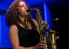 20250327-IMG 7629  Vanessa Collier (chant, saxophone, guitare), Mike Schermer (guitare), Justice Guevara (basse), Byron Cage (batterie) : BYRON CAGE, JUSTICE GUEVARA, MIKE SCHERMER, PARIS 17eme, PARIS-JAZZ CLUB ETOILE, VANESSA COLLIER