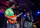 20251202-214428-IMG 0630  Selwyn Birchwood (guitare, chant), Reggie Oliver (saxophone baryton), Donald Wright (basse), Eric Cannavaro (claviers), Henley Connor III (batterie), Carly Harvey (chant) : CARLY HARVEY, CHICAGO BLUES FESTIVAL, CHICAGO BLUES FESTIVAL 2025, DONALD HUFF WRIGHT, HENLEY CONNOR, JOHN HETHERINGTON, PARIS-NEW MORNING, REGI OLIVIER, SELWYN BIRCHWOOD