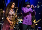 20260127-211835-IMG 1294  Boney Fields (chant, trompette),  Nadege Dumas (saxophone),  Olivier Caron (trombone)  Joseph Champagnon (guitare),  Antoine Monfleur (batterie), : BONEY FIELDS, NADEGE DUMAS, VAL D OISE-EAUBONNE