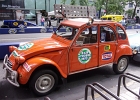 20190616-100 1300  100 ans Citroën  -   2 CV 6 Raid Afrique de 1973   -  Paris  -  France le 16 juin 2019 : AUTO, AUTO ANCIENNE, CITROEN, PARIS