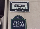 20210126-100 2318  Invader - Place Pigalle -  Paris - France - le 26/01/2021 : PARIS, STREET ART, STREET ART-INVADER