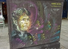 20240725-175309-100 3473  C215 - Illustres - Sophie Germain  - place Saint Michel -  Paris 6eme - France - le 25/07/2024 : STREET ART, STREET ART-C215
