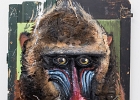 20250606-IMG 8599  Bordalo II  exposition Irréversible  Mandrill Monkey Portrait (Neutral Series)  2024 - galerie Mathgoth - 1 Rue Alphonse Boudard -  Paris 13eme - France - le 06/06/2025 : PARIS 13eme, STREET ART, STREET ART-BORDALO II