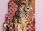 20250606-IMG 8616  Bordalo II  exposition Irréversible  Mother Cheetah (Neutral Series) - 2025  - galerie Mathgoth - 1 Rue Alphonse Boudard -  Paris 13eme - France - le 06/06/2025 : PARIS 13eme, STREET ART, STREET ART-BORDALO II