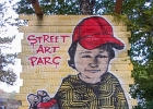 20251005-110000ex121415-100 3870  Artop Popof  P tit Popf - Street Art Parc -  Candes Saint Martin - France - le 05/10/2025 : CANDES SAINT MARTIN, STREET ART