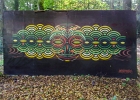 20251005-112606-100 3805  Stayreo  Mandatory Mask - Street Art Parc -  Candes Saint Martin - France - le 05/10/2025 : CANDES SAINT MARTIN, STREET ART
