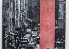 20260320-155209-IMG 2132  Jef Aerosol  Dans les interstices, sirènes de police  2026 - galerie Mathgoth - 1 Rue Alphonse Boudard -  Paris 13eme - France - le 20/03/2026 : GALERIE MATHGOTH, PARIS 13eme, STREET ART, STREET ART-JEF AEROSOL