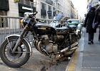 20110412-4  Honda CB 750 quatreicylindres 4 temps milieu des années 70 à Paris - France le 12 avril 2011