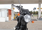 20111105-IMG 7221  Triumph Bonneville bicylindre de 865cm3 - Autoroute A11 - le 5 novembre 2011